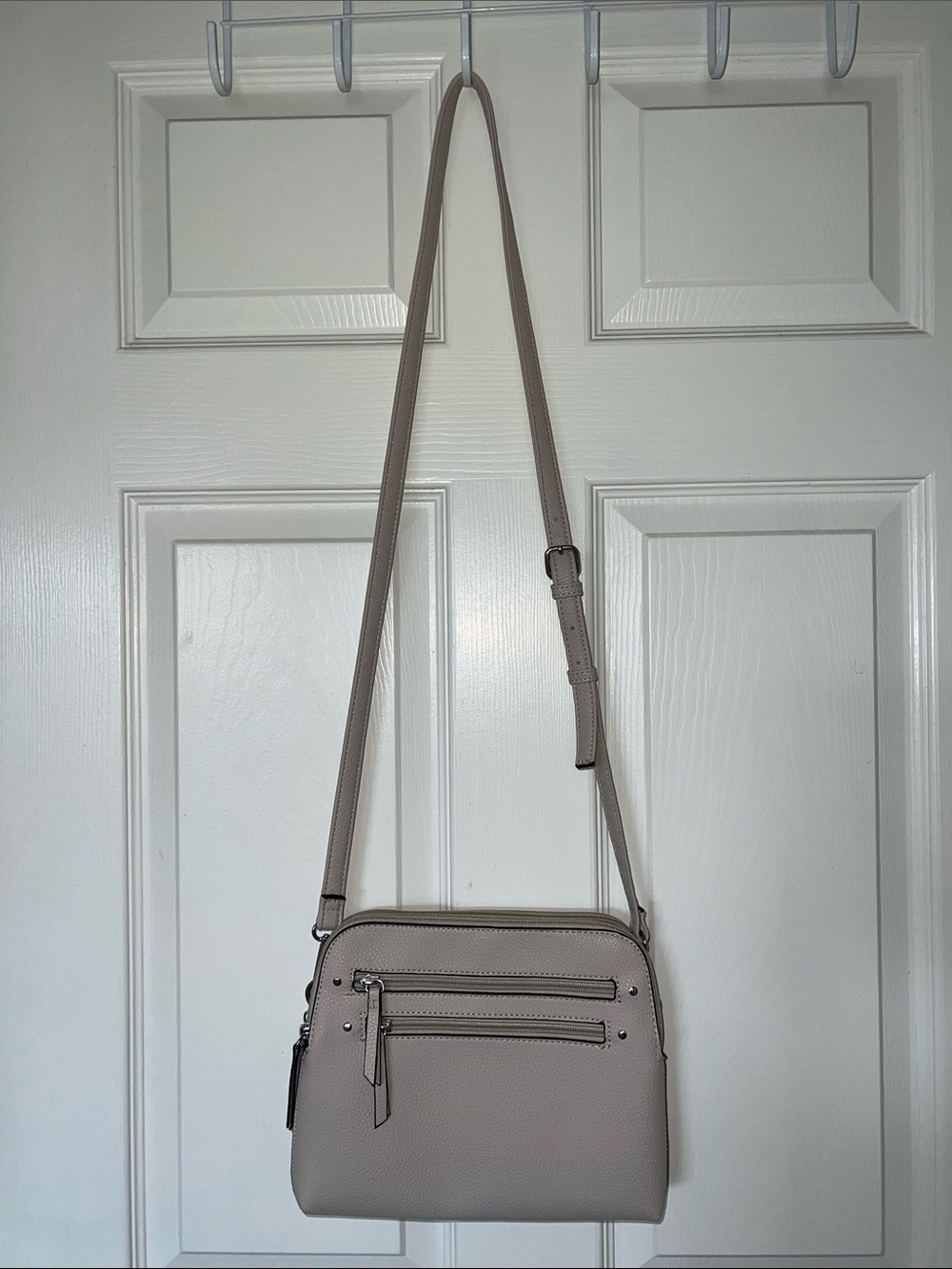 Taupe Adjustable Crossbody Bag - Sleek Everyday Carry